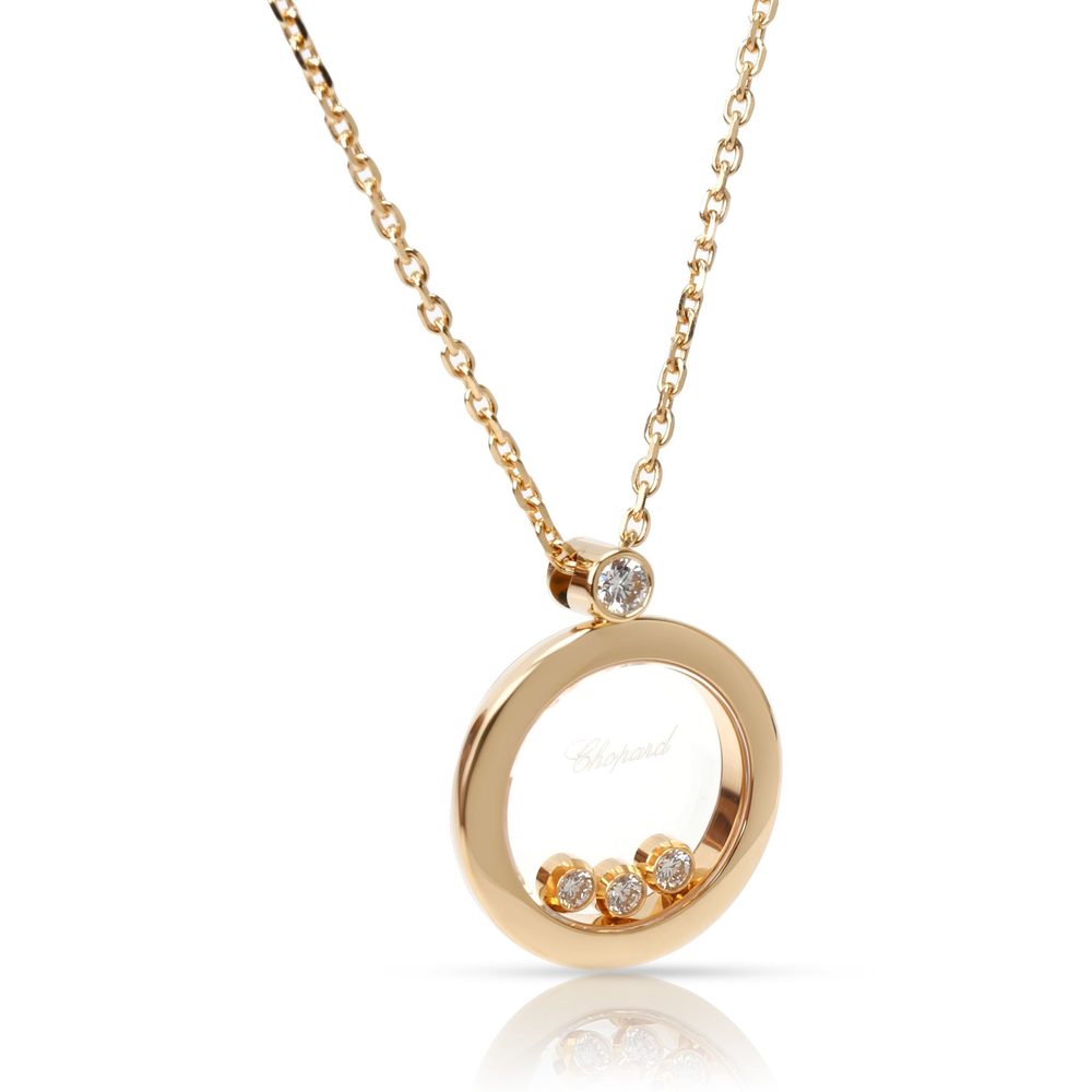 Chopard Happy Diamonds Pendant in 18K Yellow Gold (0.23 CTW)